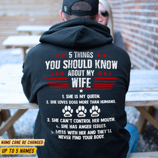 5 Things You Should Know About My Wife Dog Shirt K228 HN590