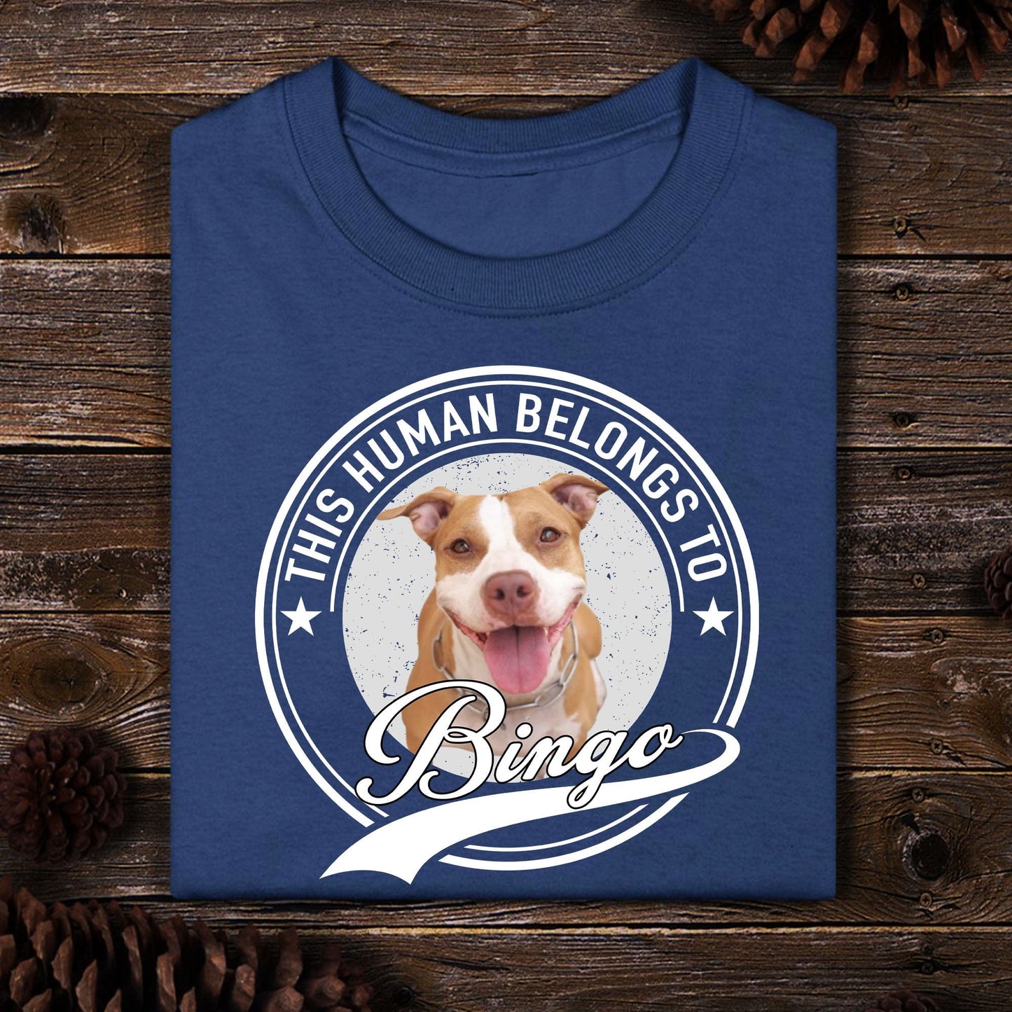 Human Belongs To Dog Cat Personalized Custom Photo Dog Cat Pet Shirt TA29 889223