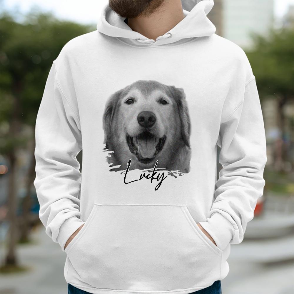 Custom Pet Portrait Dog Sweatshirt