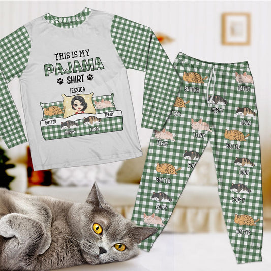 This Is My Pawjama Shirt Cat Pajamas Personalized Gift N304 889652